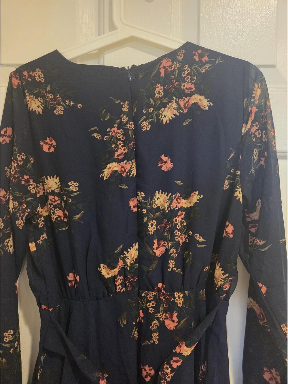 Lulus Floral Print Long Sleeve Dress Size Small - Picture 9 of 11